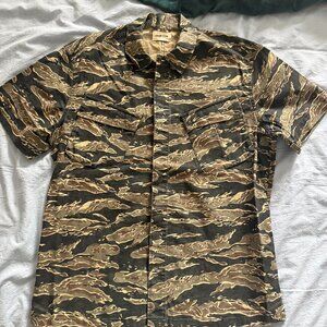 Taylor Stitch The Jungle Shirt in Tiger Camo - Size XL/44